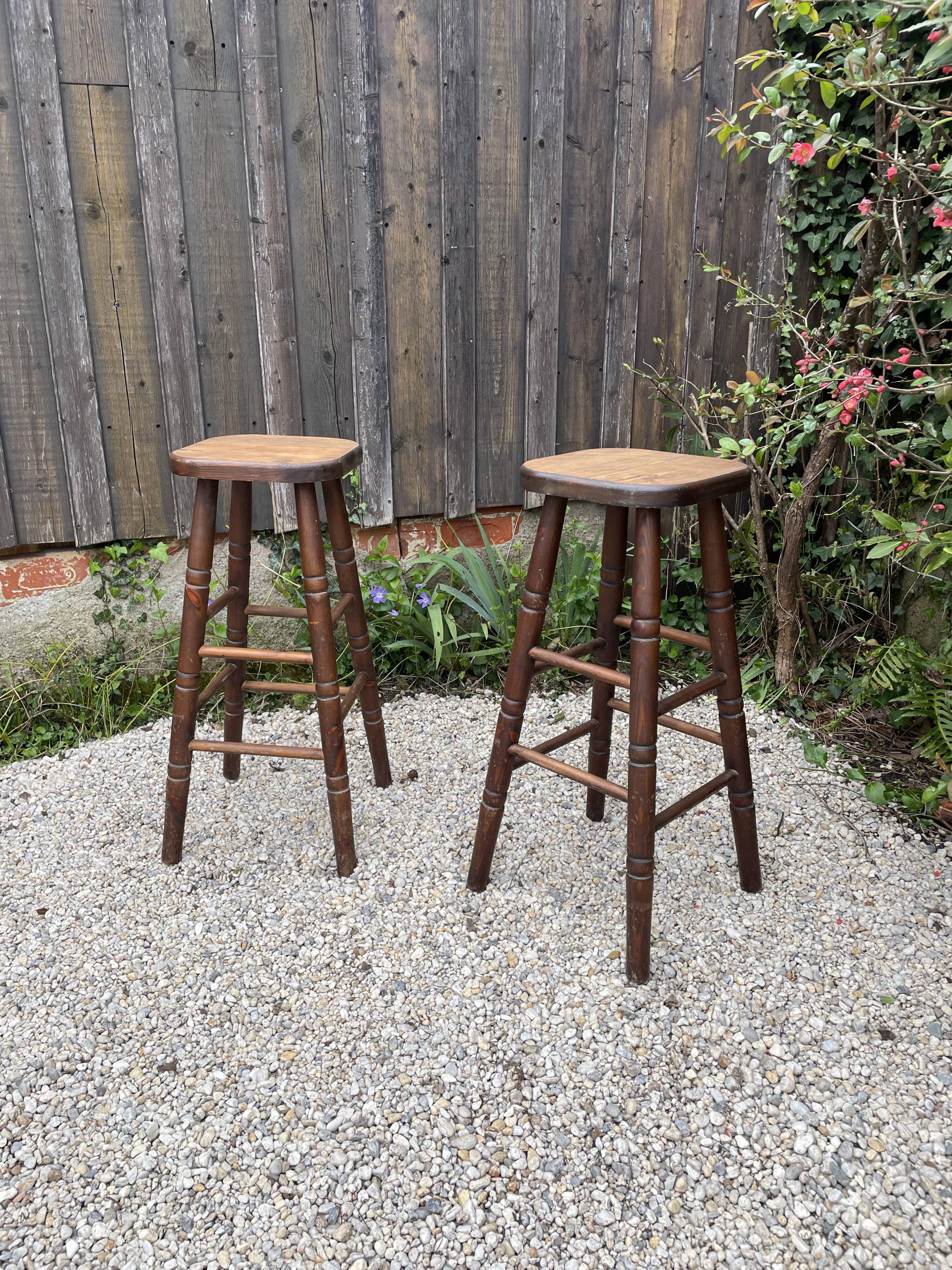 Wooden stools