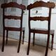 Pair of English Mahogany Sheraton Side Chairs, 1830s