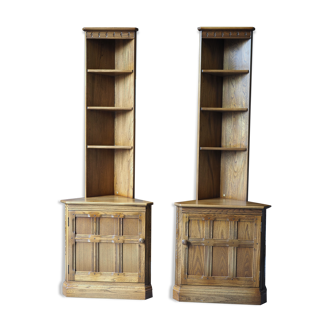 Paire d'armoires d'angle Ercol