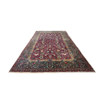 Tapis persan tabriz ancien vers 1920 260x380cm