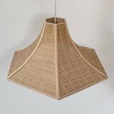 Vintage suspension, wooden slats, France, 1980.