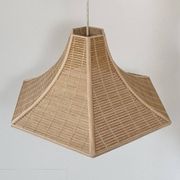 Vintage suspension, wooden slats, France, 1980.