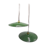 Pair suspensions in sheet metal elmaillee