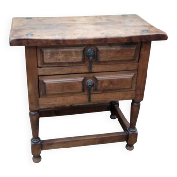 Table de chevet/Meuble d'appoint en bois massif