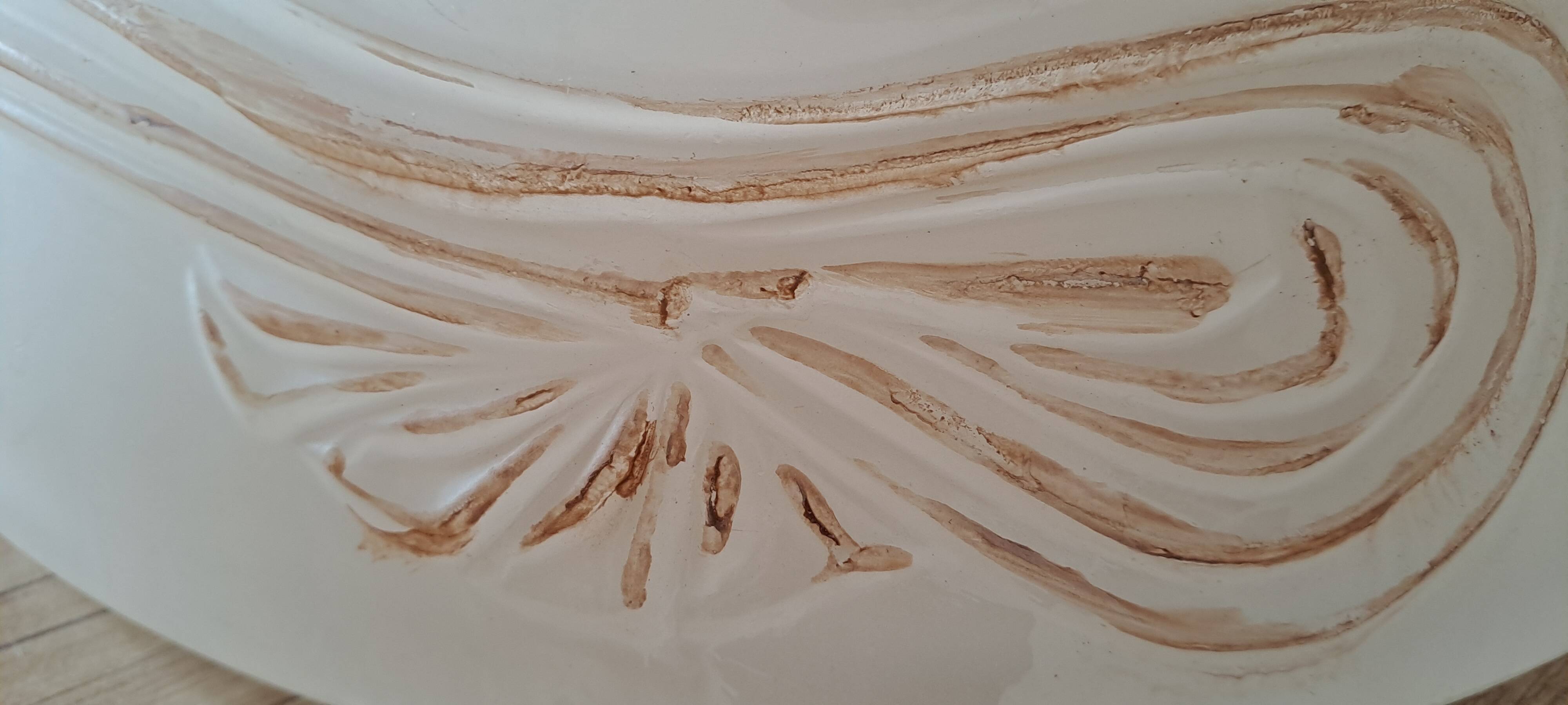 Alabaster brass chandelier