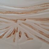 Alabaster brass chandelier