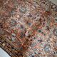 Handmade antique Persian Sarouk rug 103cm x 164cm 1920s
