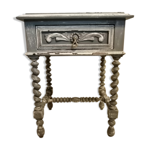 table d'appoint patinée