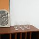 Set of six glasses, Danish design, 1970s, made in Denmark