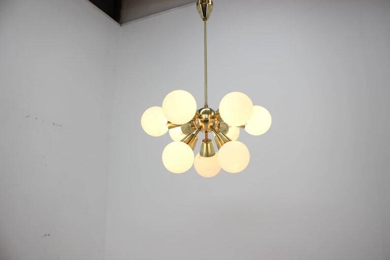 Midcentury Space Age Sputnik Chandelier, 1970s