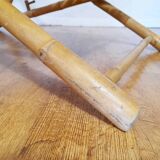 Vintage bamboo deckchair