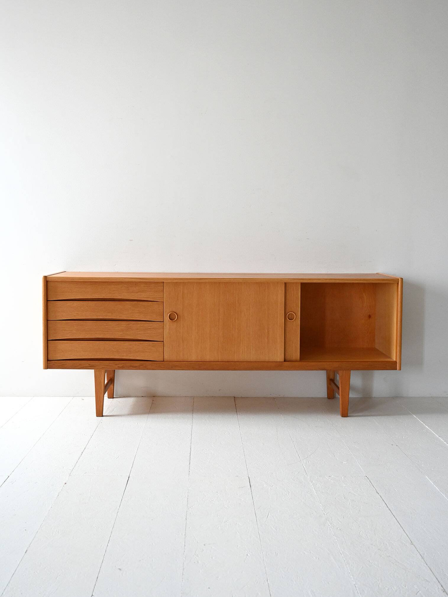 Swedish “Ulvo” Oak Sideboard by Erik Wørts for IKEA, 1960s