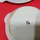 4 dishes or flowery ramekins