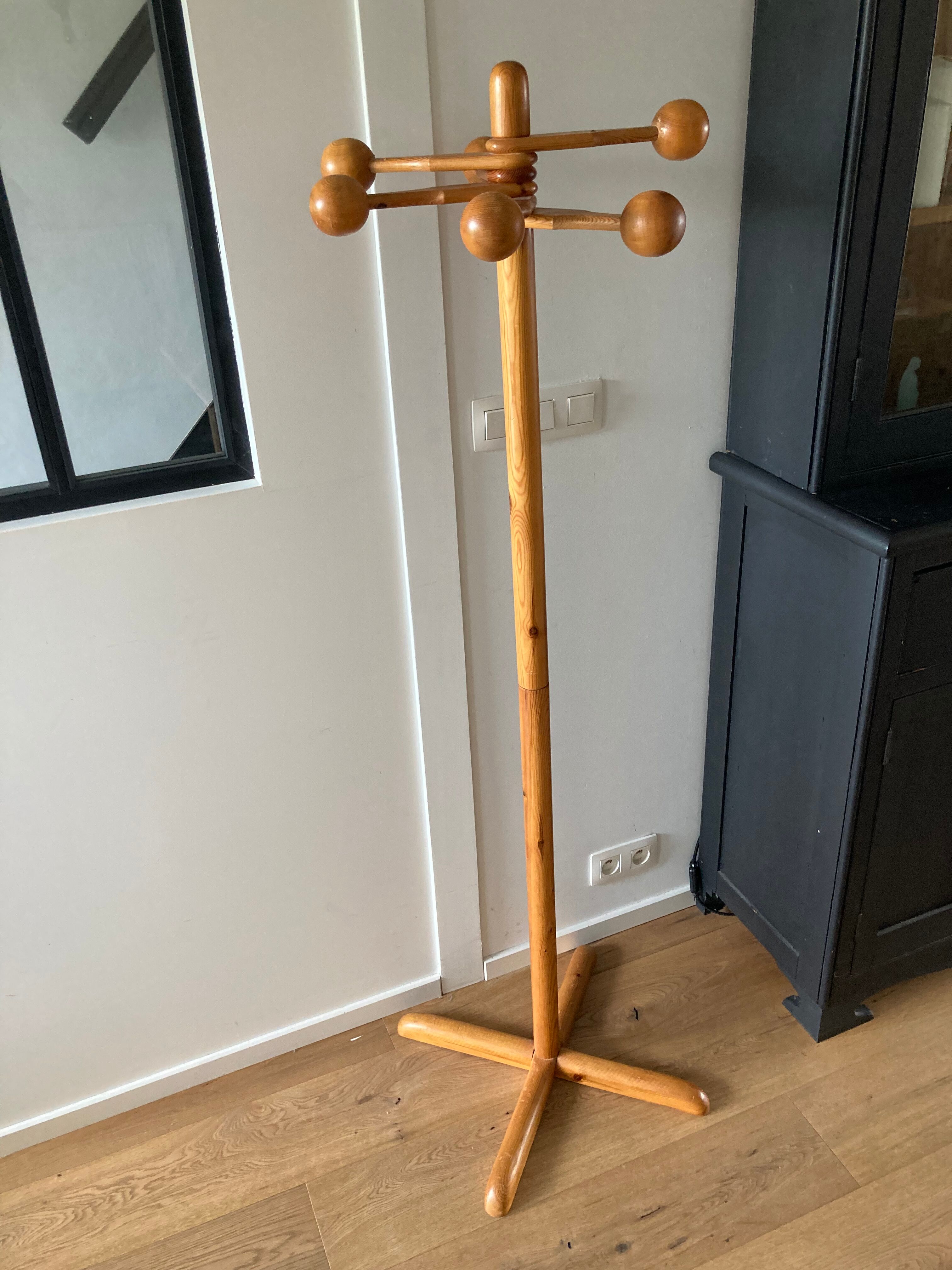 Danish coat rack space age 1960