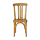 Chaise enfant baumann 1955 modèle , chêne-doré type bistrot bois courbé
