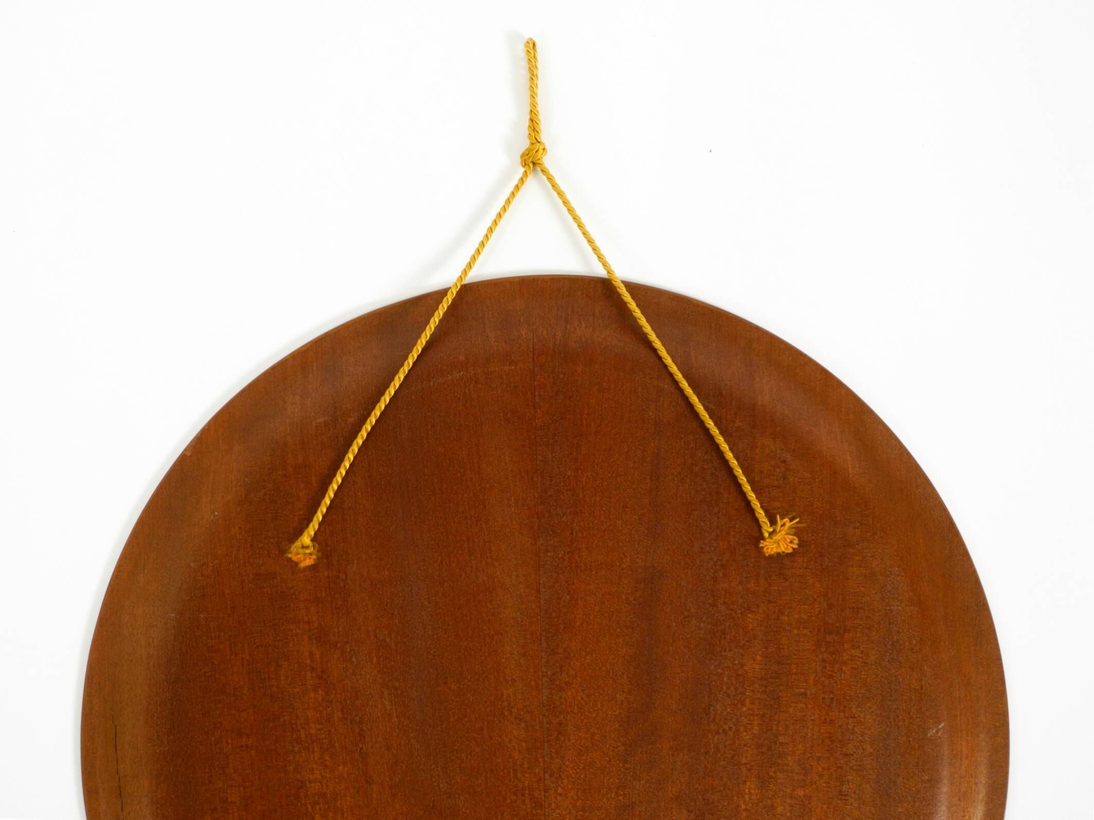 Rare Mid Century Modern teak wall mirror by ARY Fanerprodukter Nybro Sweden
