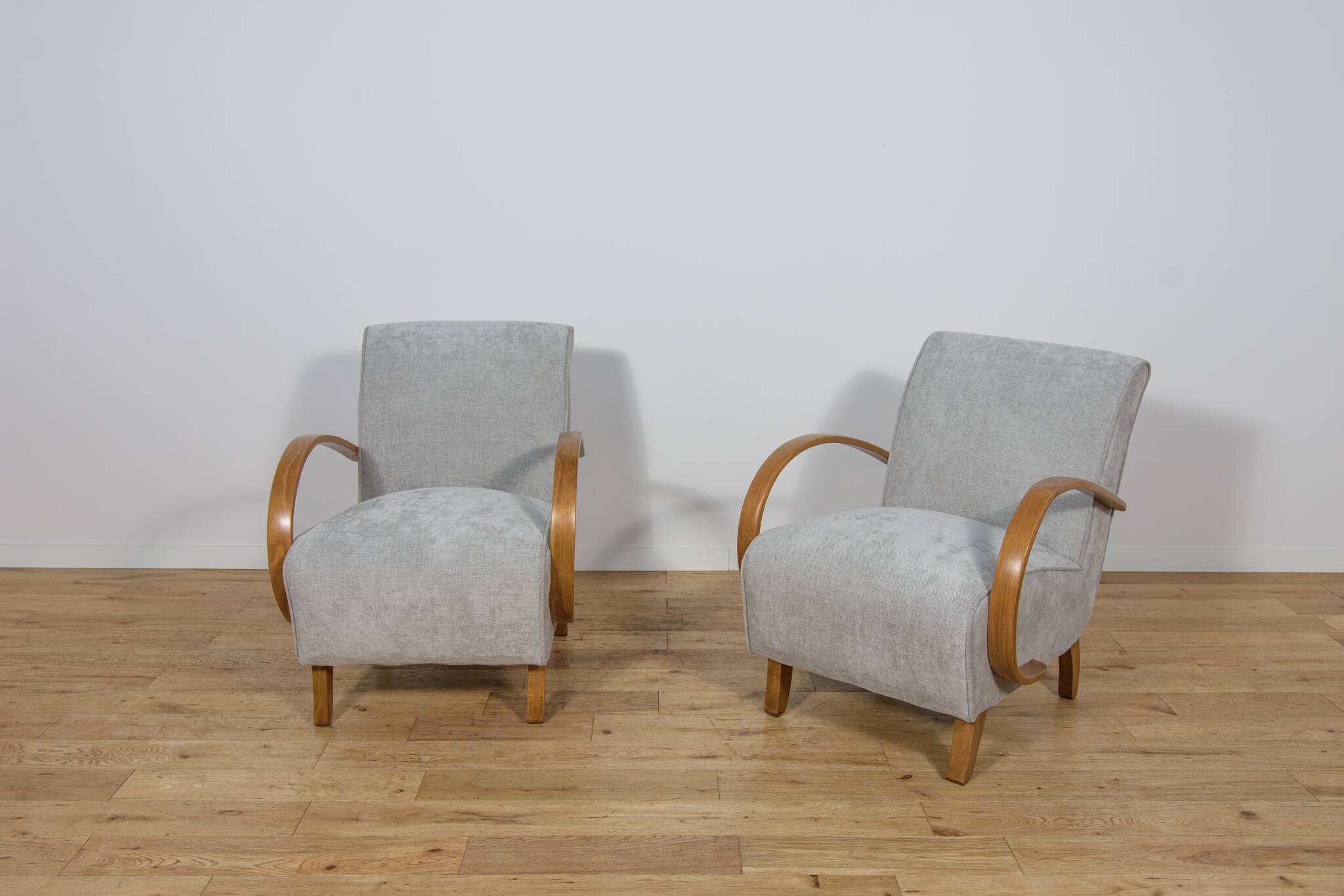 Model 410 armchairs by Jindřich Halabala for Up Závody, 1930s, set of 2