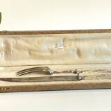 Silver-plated cutlery set with Minerva helmet, Paris