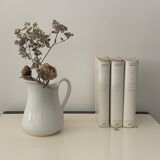 Jug or charming small vase, porcelain MEHUN, France