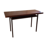 Table school desk 1970 in formica with locker