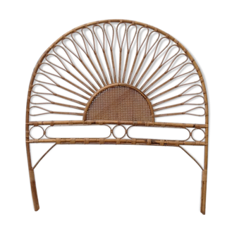 Rattan headboard