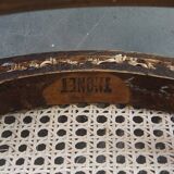Set of 2 original vintage Thonet bistro design chairs