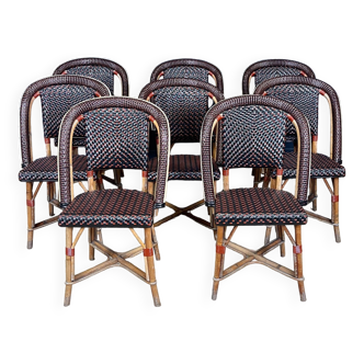 Lot de 8 chaises bistrot terrasse Gatti Haussman France