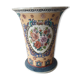 Vase flower pattern sandblasted paint