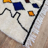 Handmade moroccan berber carpet 228x 149 cm