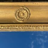 Beveled gold mirror
