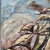Tableau ancien, Marine début XX siècle