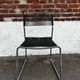 Set of 4 scoubidou chairs, "Melker" model, sled base (vintage IKEA)