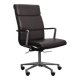 Una leather office chair by ICF, Italy, 1990s