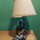 Vintage ceramic lamp 60's african