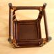 Small side table made of bamboo, rattan and wood - plant stand - Vintage