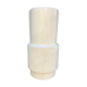 Cylindrical vase 1960 in white ceramic