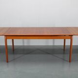 1960s Kai Winding Large Teak Extendable Dining Table Model 16, Denmark