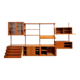 Danish teak wall unit by Kai Kristiansen for Feldballes Møbelfabrik