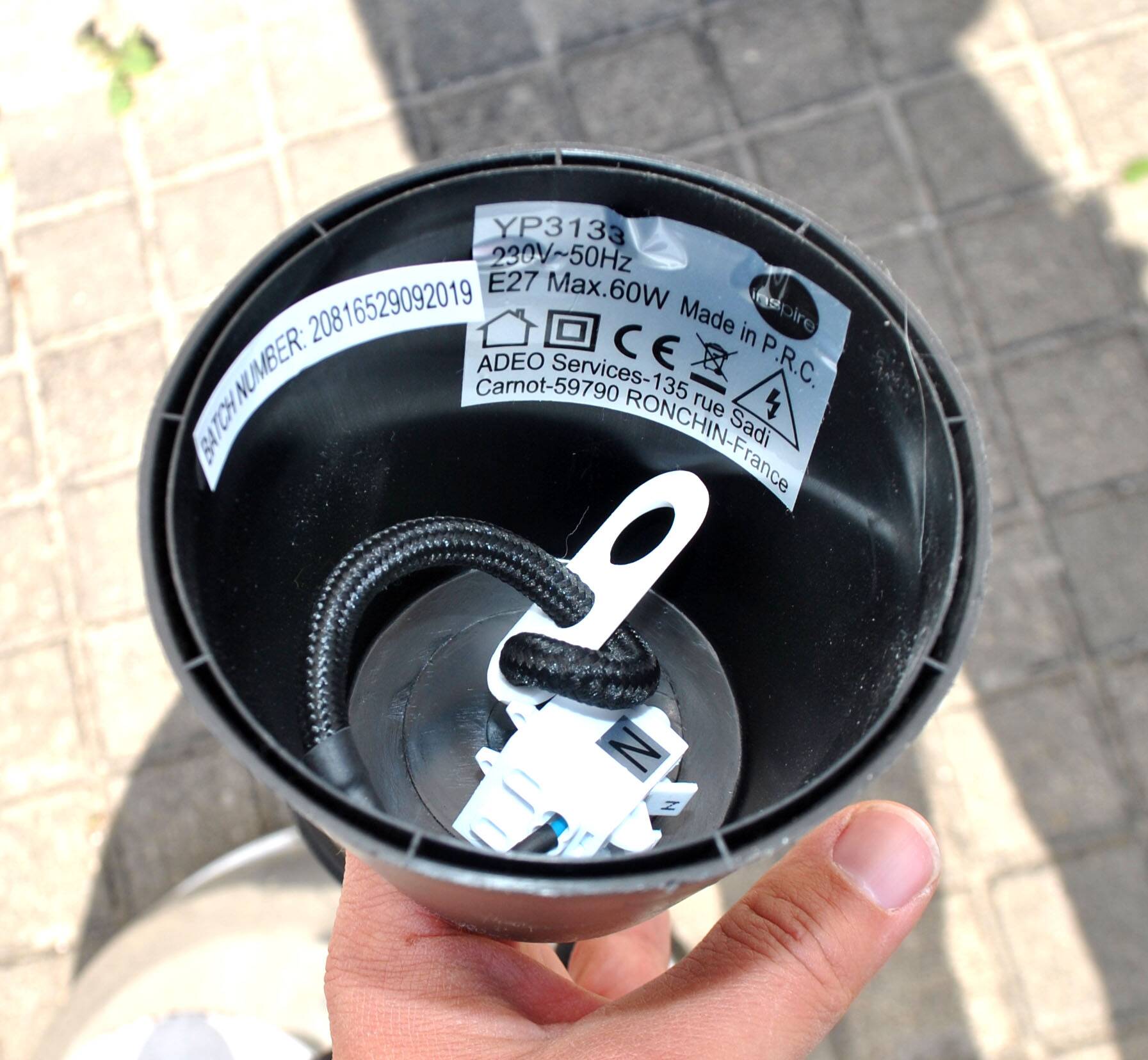 Industrial Workshop Pendant Lamp in Vintage Metal and Glass