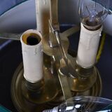 Lampe bouillotte en laiton, style Empire – fin XIXe