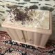 Beautiful pastel pink art deco bedside table