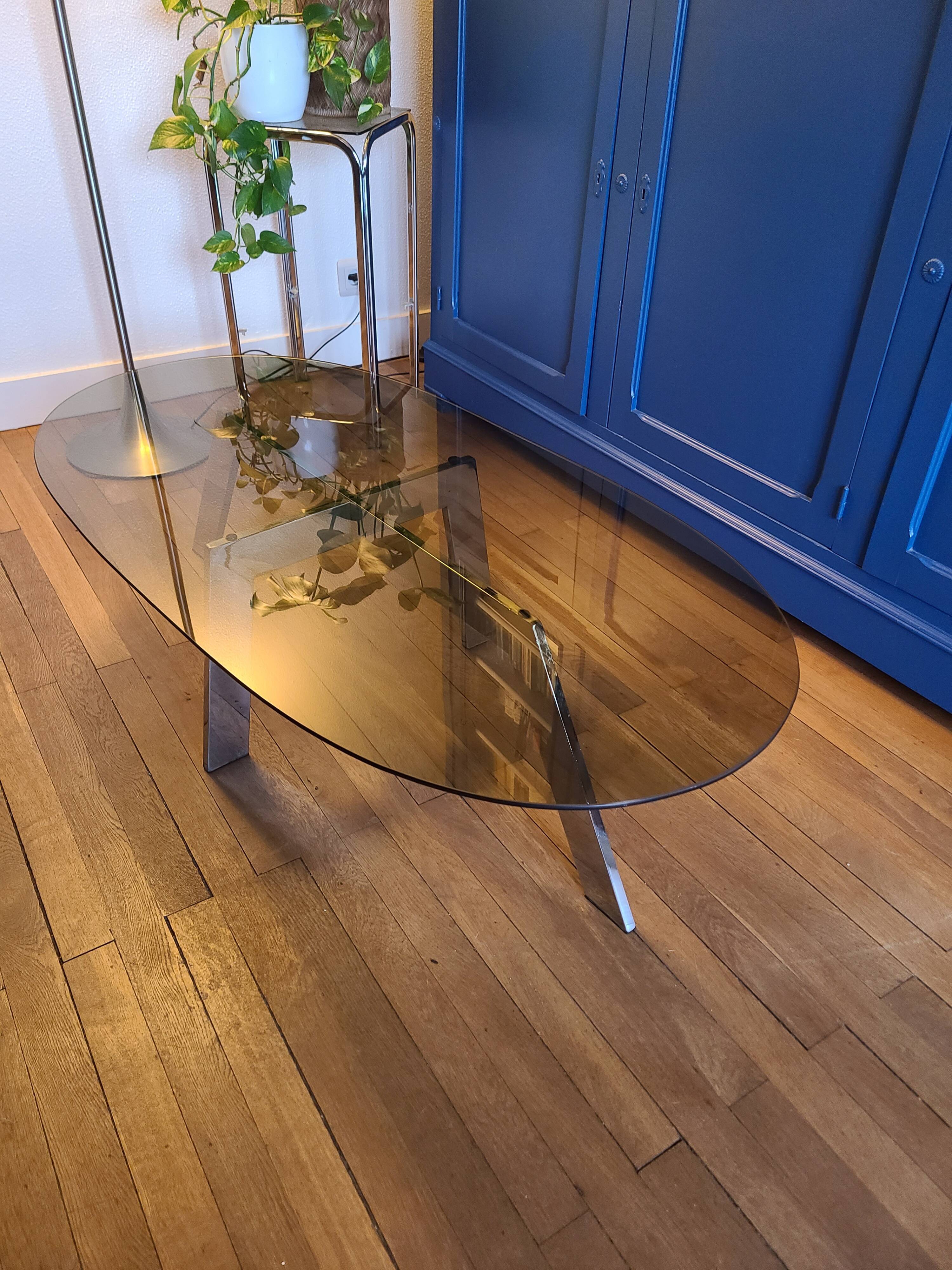 Vintage coffee table space age 70