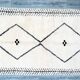 Tapis azilal Tissé main traditionnelle taille 150 x 250 cm
