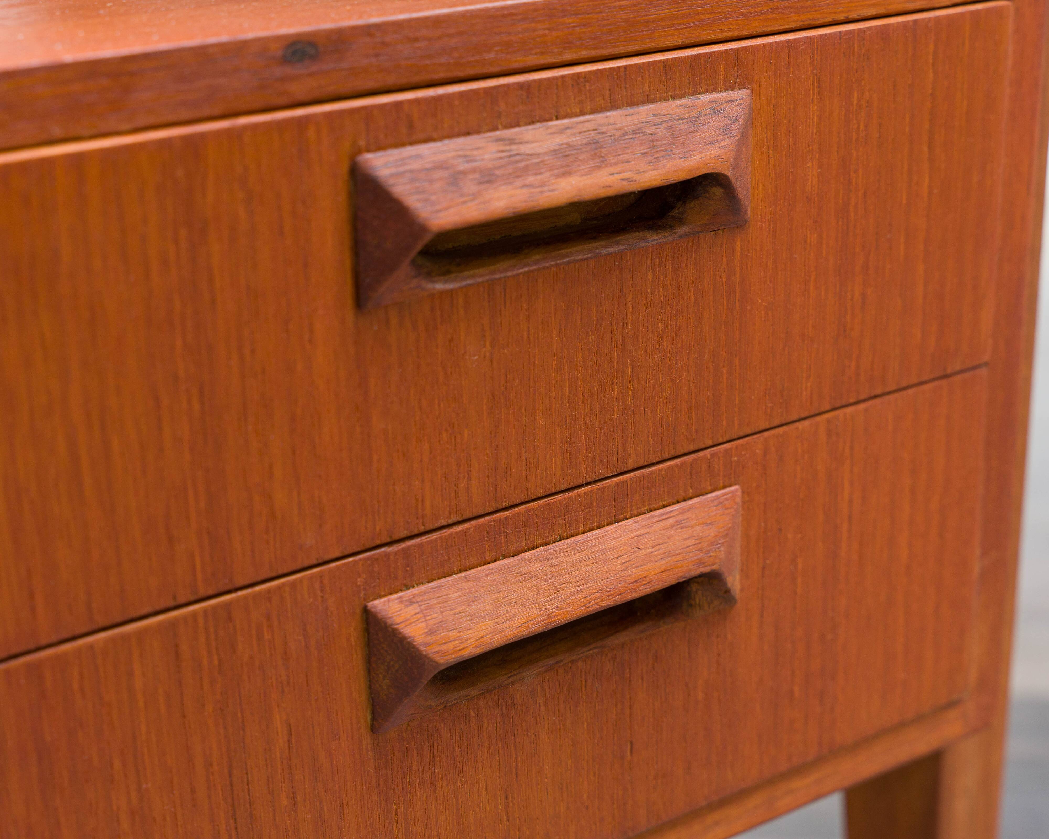 Filigree Danish-style desk, 1960s, in teak