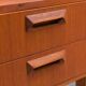 Filigree Danish-style desk, 1960s, in teak