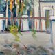 Original Swedish Oil on Canvas, Motif in Italy by Gunnar I. Erixon