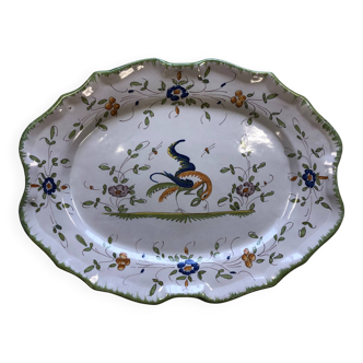 Moustier oval platter