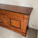 High-end walnut/hazelnut wood buffet handmade – French manufacturing
