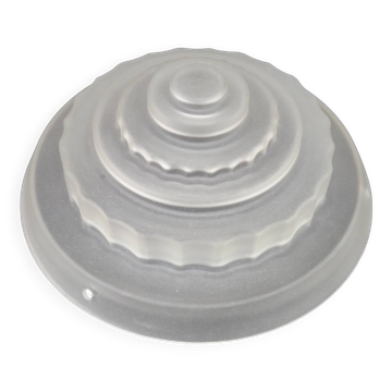 French Vintage Art Deco Skyscraper Style Opaque Glass Pendant Lamp Shade 52