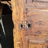 Old walnut door